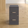 Filing Cabinet: 14.25'' Wide 2 -Drawer Steel Vertical File Cabinet