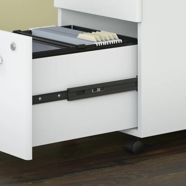 Filing Cabinet :  3 -Drawer Mobile Vertical File Cabinet