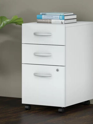 Filing Cabinet :  3 -Drawer Mobile Vertical File Cabinet