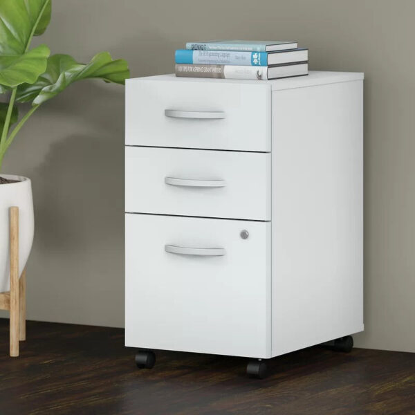 Filing Cabinet :  3 -Drawer Mobile Vertical File Cabinet
