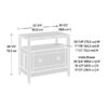 Filing Cabinet: 32.28'' Wide 1 -Drawer Lateral File Cabinet