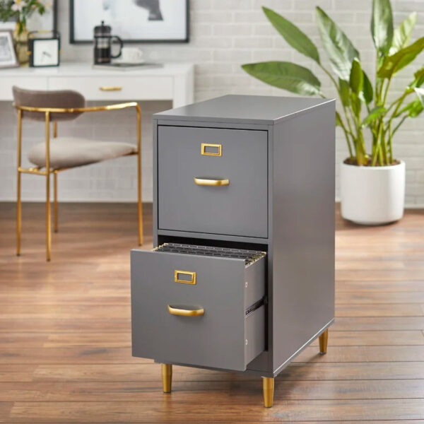 Filing Cabinet : DAN 2-Drawer Vertical File Cabinet