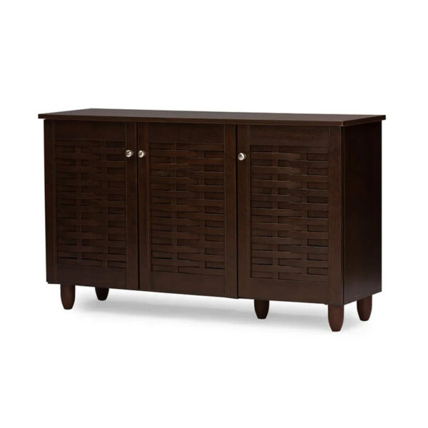 Shoe Rack: 12 Pair Shoe Storage Cabinet