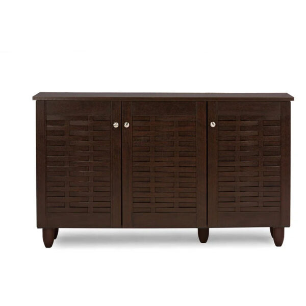 Shoe Rack: 12 Pair Shoe Storage Cabinet