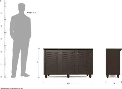 Shoe Rack: 12 Pair Shoe Storage Cabinet
