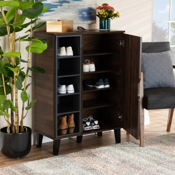 Shoe Rack: 15 Pair Shoe Storage Cabinet