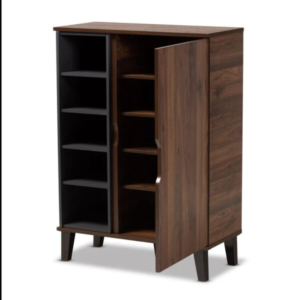 Shoe Rack: 15 Pair Shoe Storage Cabinet