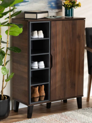 Shoe Rack: 15 Pair Shoe Storage Cabinet