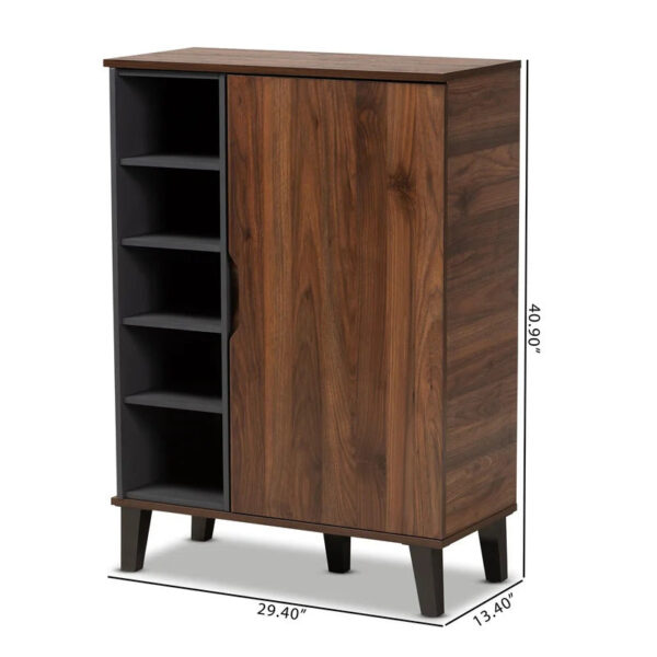 Shoe Rack: 15 Pair Shoe Storage Cabinet