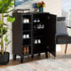 Shoe Rack: 15 Pair Shoe Storage Cabinet