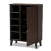Shoe Rack: 15 Pair Shoe Storage Cabinet