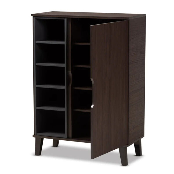 Shoe Rack: 15 Pair Shoe Storage Cabinet