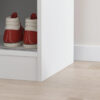 Shoe Rack: 2 Slide Door Shoes Storage Cabinet