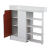 Shoe Rack: Classic White Shoe Storage Cabinet