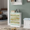Shoe Rack: Modern White Shoe Storage Cabinet