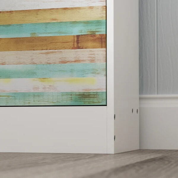 Shoe Rack: Modern White Shoe Storage Cabinet