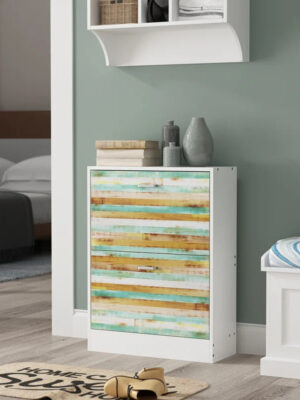 Shoe Rack: Modern White Shoe Storage Cabinet
