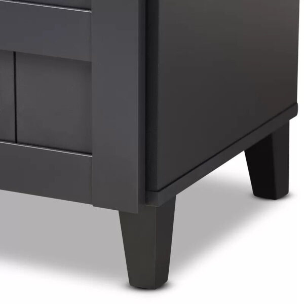 Shoe Rack: Modern and Contemporary 15 Pair Shoe Storage Cabinet