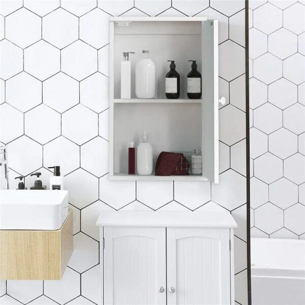 Wall Cabinets: 11.81'' W x 19.69'' H x 5.51'' D Wall Mounted Bathroom Cabinet