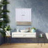 Wall Cabinets: 22.6'' W x 25.2'' H x 8.5'' D Wall Mounted Bathroom Cabinets
