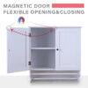 Wall Cabinets: 22.6'' W x 25.2'' H x 8.5'' D Wall Mounted Bathroom Cabinets