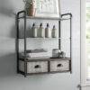 Wall Cabinets: 24.6'' W x 30.1'' H x 11.8'' D Wall Mounted Bathroom Cabinets