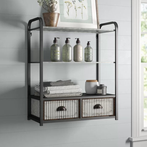 Wall Cabinets: 24.6'' W x 30.1'' H x 11.8'' D Wall Mounted Bathroom Cabinets