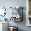 Wall Cabinets: 24.6'' W x 30.1'' H x 11.8'' D Wall Mounted Bathroom Cabinets