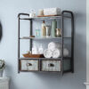 Wall Cabinets: 24.6'' W x 30.1'' H x 11.8'' D Wall Mounted Bathroom Cabinets