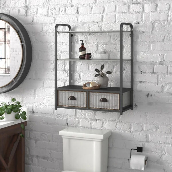 Wall Cabinets: 24.6'' W x 30.1'' H x 11.8'' D Wall Mounted Bathroom Cabinets