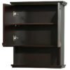 Wall Cabinets: 25'' W x 30'' H x 9.125'' D Solid Wood Wall Mounted Bathroom Cabinet