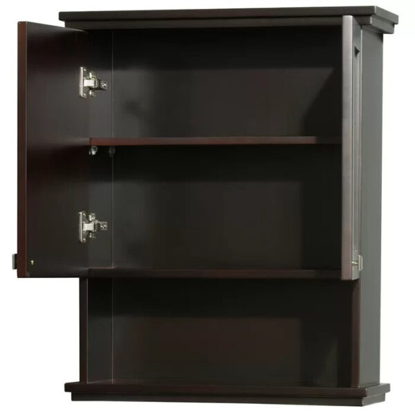 Wall Cabinets: 25'' W x 30'' H x 9.125'' D Solid Wood Wall Mounted Bathroom Cabinet