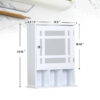Wall Cabinets: One Door Wall Mounted Bathroom Cabinet